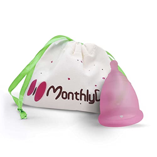 MonthlyCup - Menskasse hergestellt in Schweden (Pink Topaz, Mini)