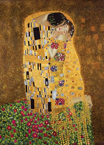 1art1 Gustav Klimt - Der Kuß II, 2-Teilig Fototapete Poster-Tapete 250 x 180 cm