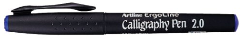 Artline Ergoline Kalligraphiestift, Strichbreite 2,0 mm, Blau, 12 Stück