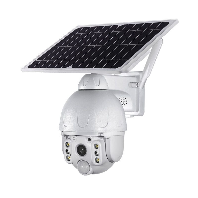 SECTEC 4G Europäische Version Solarkamera für den Außenbereich 1080P HD Intelligente Kamera PIR Menschenerkennung Zwei-W