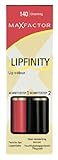 3 x Max Factor Lipfinity Lipstick Two Step New In Box - 140 Charming