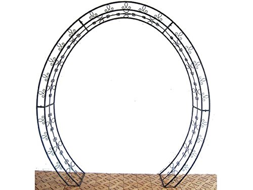 Oval Rosenbogen aus Metall