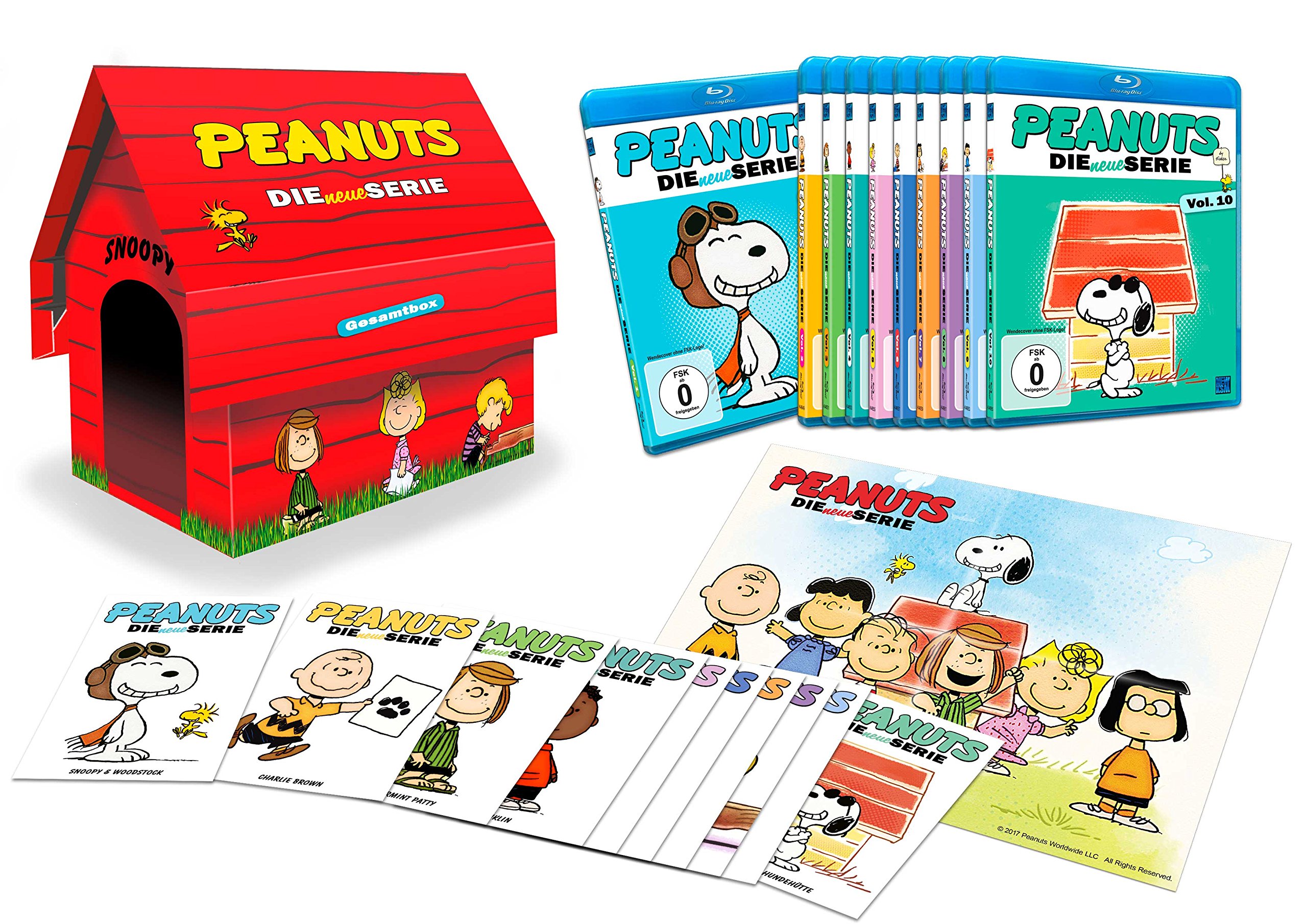 Peanuts - Die neue Serie - (Vol. 01 - Vol. 10) [Hundehütte] [Limited Edition] (10 Disc Set) [Blu-ray]