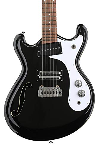 Danelectro '66T Gitarre mit Vibrato ~ glänzend schwarz