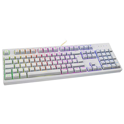 Xtrfy K2 White Gaming Tastatur - Kailh Red - RGB LED - DE-Layout