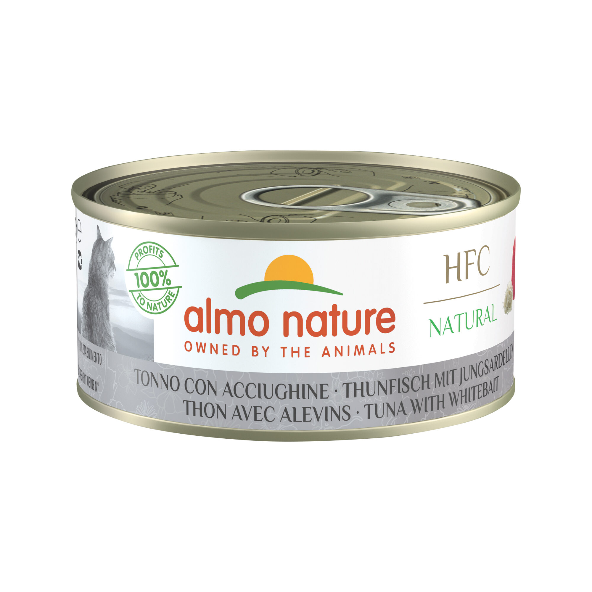 Almo Nature HFC 150 Natural - Thunfisch mit Jungsardellen - 24 x 150 g