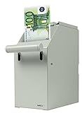 Safescan 4100 POS Safe (grau), sichere und diskrete Aufbewahrung von bis zu 300 Banknoten - perfekt für die Montage unter dem Verkaufstresen - Einfache Installation in der Nähe Ihre Kassenschulade