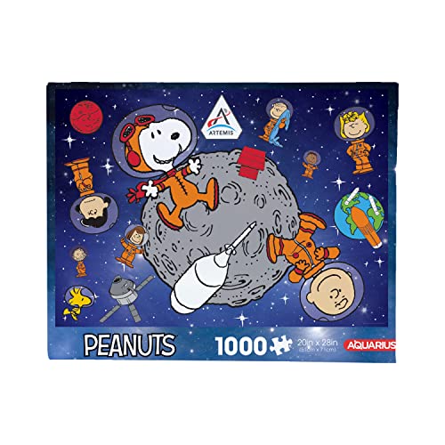 AQUARIUS Peanuts Artemis Puzzle (1000 Teile Puzzle) blendfrei pr zise Passform praktisch kein Puzzlestaub offiziell lizenzierte Peanuts Merchandise & Sammlerst cke 50,8 x 71,1 cm