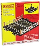 Hornby R636 00 Gauge Level Crossing Double Track