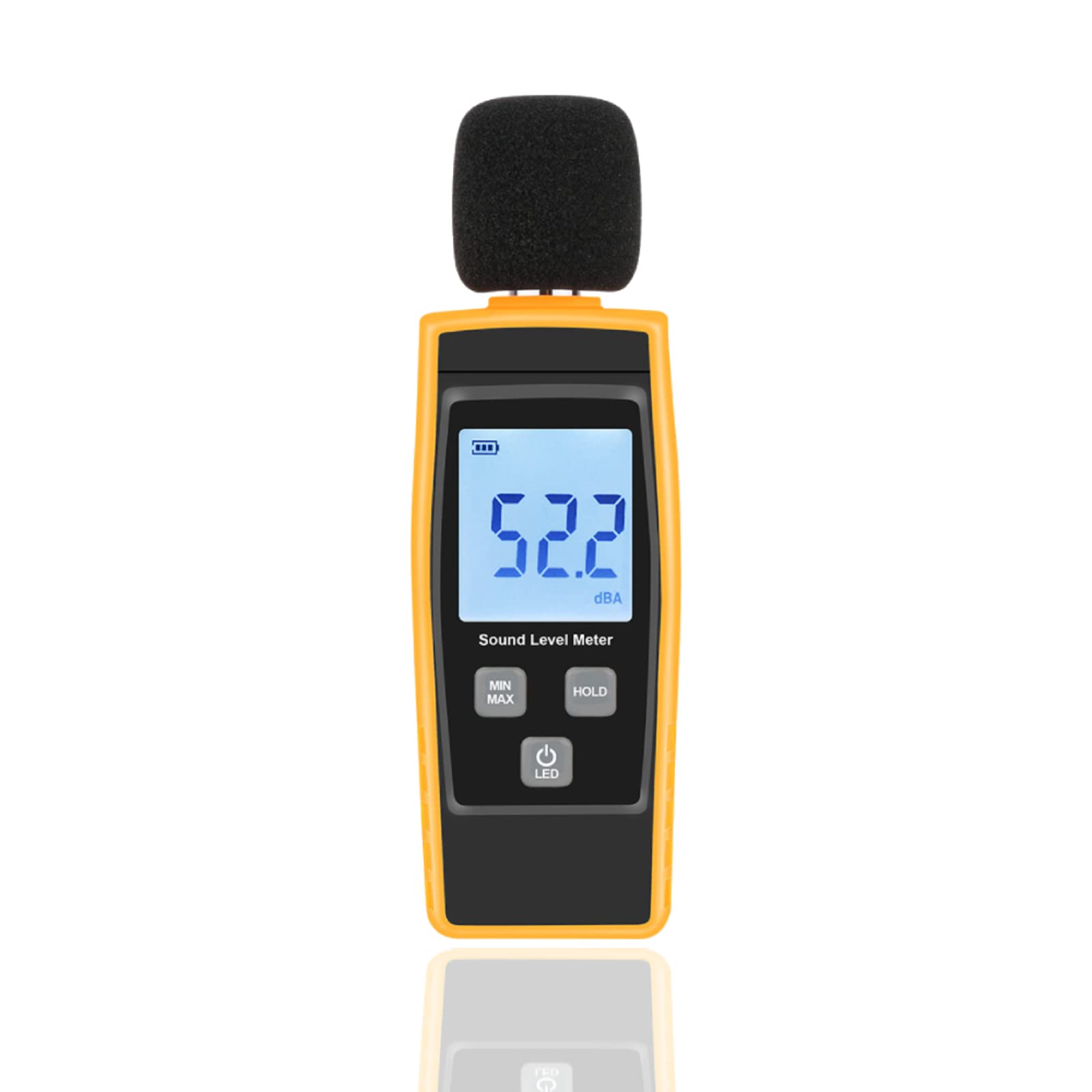 Noise Tester (Dezibel-Messgerät) Dezibel-Messgerät Schallpegelmesser, 30 dB (A) bis 130 dB (A), LCD-Geräusch-Dezibel-Messgerät zur Überwachung der Geräuschbelastung, Einrichtung des Heimkinos