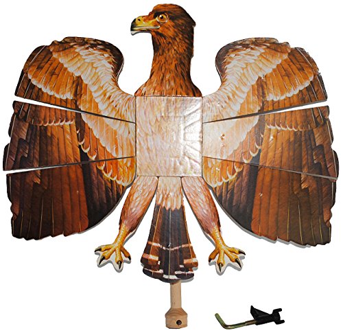 alles-meine.de GmbH Vogelschießen - Bogenschießen - Vogel Adler / braun 49 cm * 46 cm - KinderVogelschießen - Bogenschießen
