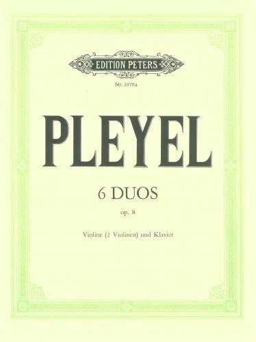 Easy Duos Op.8 - Violine und Klavier - Buch