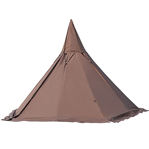 Tipi-Hot-Zelte, Outdoor-Zelte, Tipi mit Herdloch, wasserdichtes Familien-Pyramidenzelt, Camping, Rucksackreisen, Wandern, Bergsteigen, beheizter Unterstand, wunderschöne Landschaft Hopeful