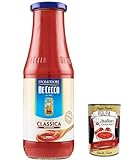 12x De Cecco Passata di Pomodoro Tomatenpaste Tomaten sauce 100% Italienisch 700g + Italian Gourmet polpa 400g