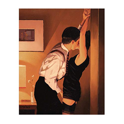 Zurück, wo Sie gehören Von Jack Vettriano Poster und Drucke Leinwand Malerei Kunst Bilder Grafik für Wohnzimmer-60x80cm No Frame