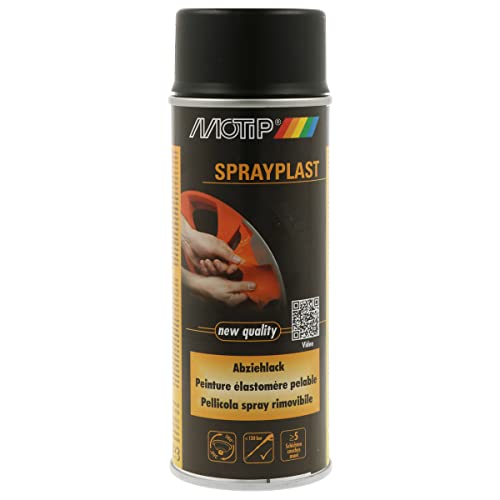 MOTIP 396519 Sprayplast Abziehlack schwarz matt 400ml