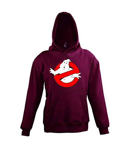 Youth Designz Kinder Hoodie Kapuzenpullover Modell Ghostbusters - Burgundy 142/152 (12 Jahre)