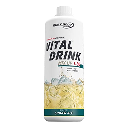 2 x Best Body Nutrition Vital Drink, 1L Flasche , Kirsch Cola (2er Pack)