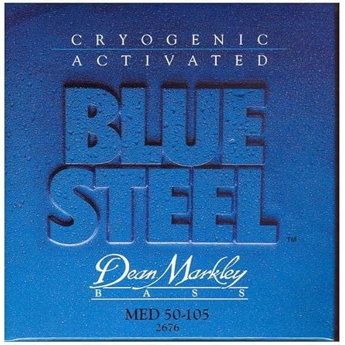 Dean Markley Blue Steel DM-2675-XM 50-110 Bassgitarrensaiten, Medium (4 Stück)