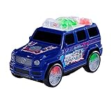 Dickie Toys - Mercedes-Benz G-Klasse Beat Spinner (23 cm) - tanzendes Streets N BEATZ Spielzeugauto, motorisiert, EDM-Sound & Farbwechsel, batteriebetrieben, Auto für Kinder ab 3 Jahre