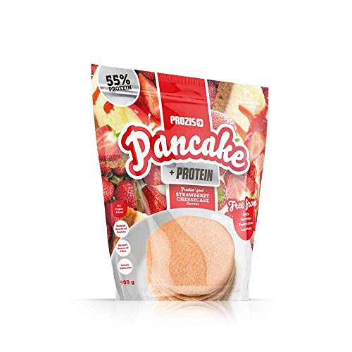 Prozis Pancake + Protein – Haferpfannkuchen mit Protein 900 g Erdbeer-Käsekuchen