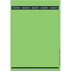 LEITZ® Rückenschilder lang, PC-beschriftbar, Rückenbreite 50 mm, selbstklebend 125 St., grün