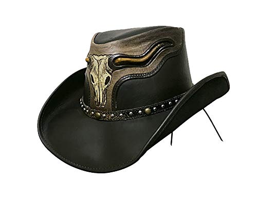 Dallas Hats Cowboyhut Lederhut The Steer schwarz Gr. S - XL (XL)
