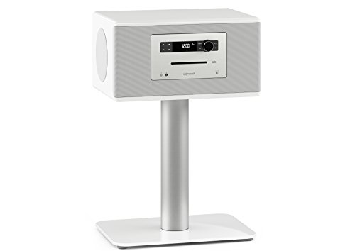 sonoro HiFi Weiß - High End 3-Wege HiFi Stereo Musiksystem mit Bluetooth, Optischer Digitaleingang, FM/DAB/DAB+ Radio, CD, vorinstallierte Meditations- und Relaxinhalte