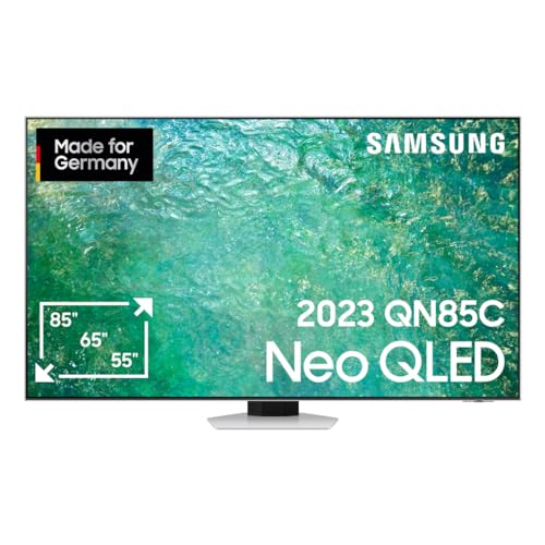 Samsung Neo QLED 4K QN85C 65 Zoll Fernseher, Neo Quantum HDR, Neural Quantum Prozessor 4K, Dolby Atmos, Smart TV (Modell 2023, 65QN85C)