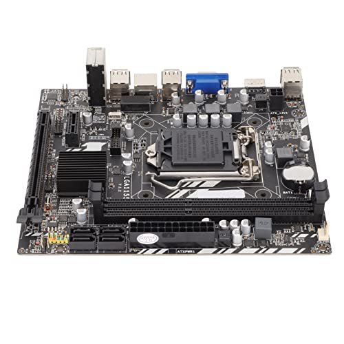 H61M Motherboard, 1155 Pin DDR3 Dual Channel Quad Core VGA HD Multimedia Interface Stabile Power Computer Motherboard für Intel Core I7 I5 I3 CPU