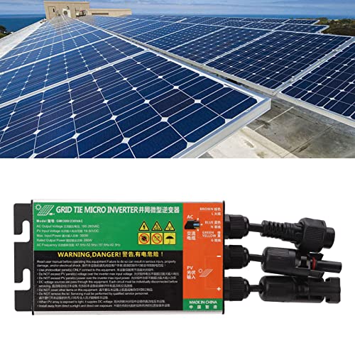 Solar Micro Inverter, 300W Solar Grid Tie Inverter Multiple Protection Small Size MPPT für kleine Solarsysteme