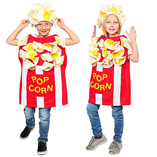 Dress Up America Popcorn Kostüm für Kinder - Spaß Kernel Kostüm für Jungen und Mädchen