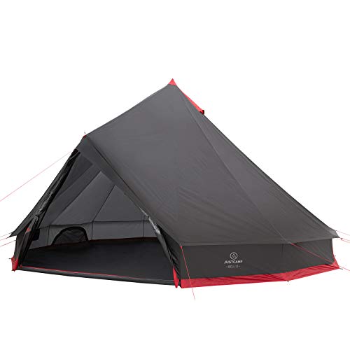 Justcamp Bell 12 Tipi Zelt für Gruppen, Familien oder Camping bis zu 12 Personen
