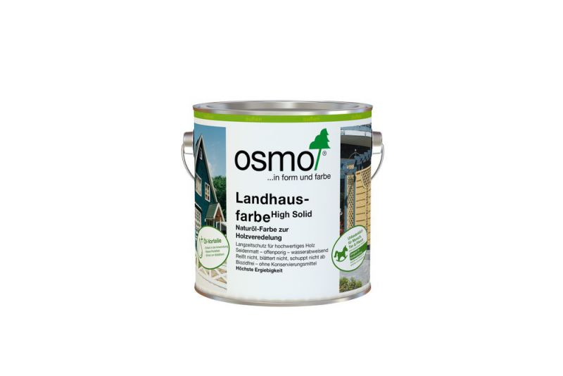 OSMO Landhausfarbe High Solid 2,5L Dunkelbraun 2607