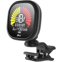 VOLT by Voggenreiter Clip-Tuner RCT-5000, 1204-2, schwarz, Stimmgerät für Gitarre, Bass, Ukulele, Baritone, wiederaufladbar über USB-Kabel, für bis zu 10 Stunden, das braucht jeder Saiten Liebhaber!