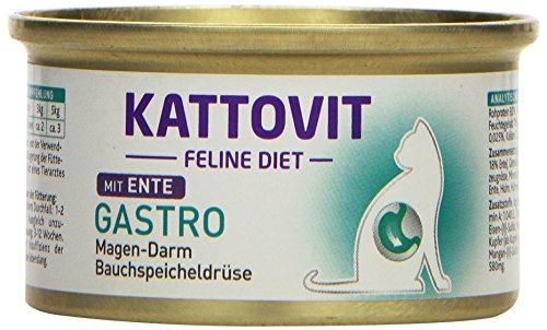 Kattovit Katzenfutter Gastro Ente 85 g, 24er Pack (24 x 85 g)