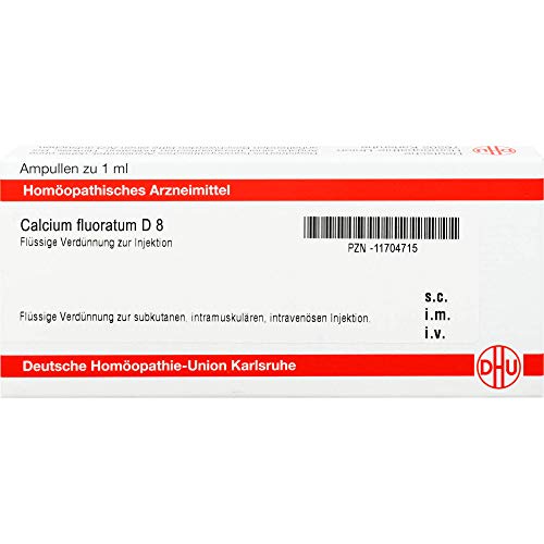 DHU Calcium fluoratum D8 Ampullen, 8 St. Ampullen