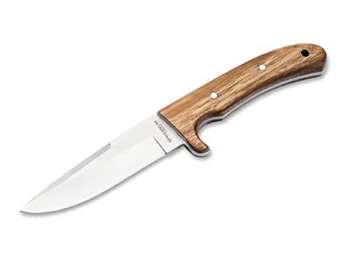 Böker Magnum Elk Hunter Zebrawood Feststehendes Messer 440A/Zebraholz Braun, Klingenlänge: 10,10 cm, 02GL687