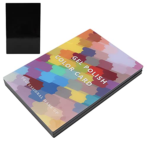 Nagelfarben-Diagramm-Buch, 69 Farben Nagellack-Display-Buch aus Kunststoff für Maniküre-Shop für Schönheitssalon