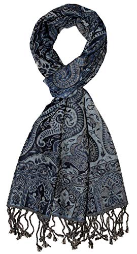 LORENZO CANA - Luxus Herren Schal aus weicher Wolle vom Merinolamm Paisleymuster bunt mehrfarbig 35 cm x 160 cm Wollschal Wolltuch Herrenschal Männerschal 784001177
