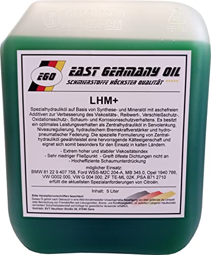 East Germany OIL LHM + Plus Zentralhydrauliköl Kanister 5 Liter