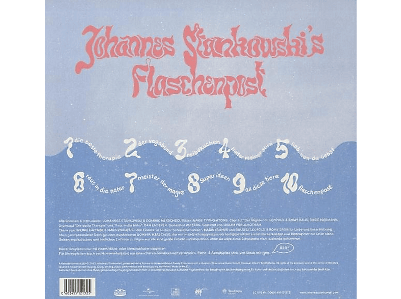 Johannes Stankowski - Flaschenpost (Vinyl)
