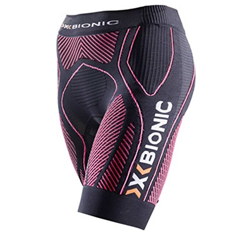 X-Bionic Erwachsene Funktionsbekleidung Running Lady The Trick OW Pants Shorts Leggings, Black/Pink, L
