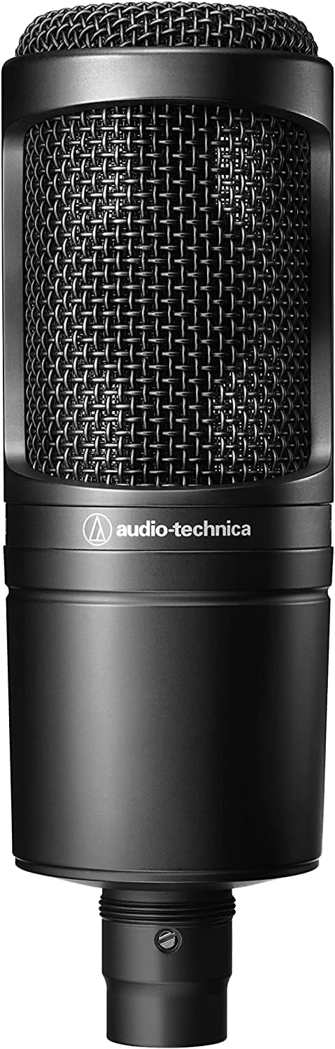 Audio-Technica 2020 Kondensatormikrofon mit Nierencharakteristik Schwarz