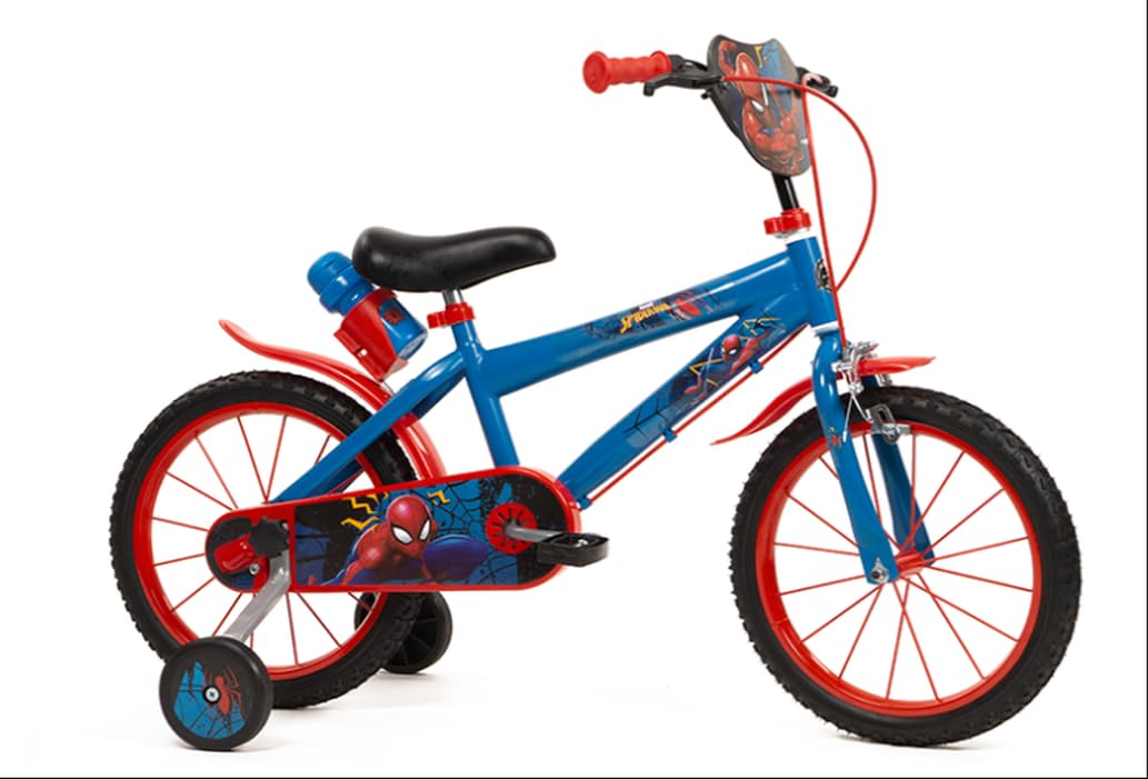 16 Zoll Kinder Fahrrad Jungen Jungenfahrrad Kinderfahrrad Kinderrad Rad Bike Disney Spiderman Marvel TOIMSA 21901w