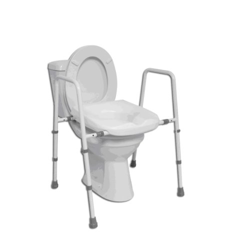 Mowbray Toilettensitz und Toilettengestell verstellbare Breite freistehend