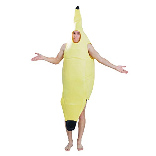Bristol Novelty AC492 Banane Kostüm für Erwachsene, Mehrfarbig, Einheitsgröße