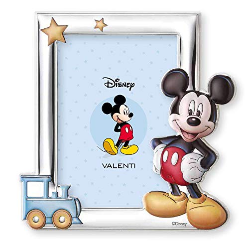 Bilderrahmen Silberrahmen Fotorahmen Disney Kind Mickey Mouse cm 13 x 18