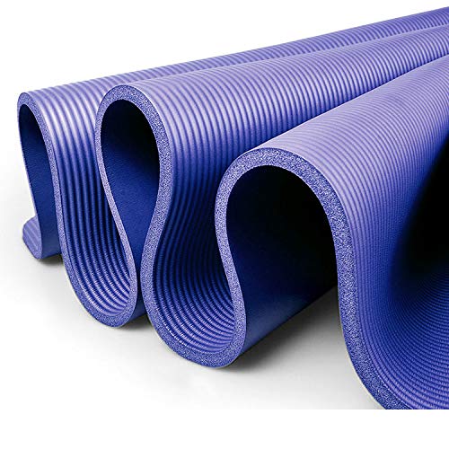 Gloop XXL Yogamatte Pilates Gymnastikmatte trainingsmatte Fitnessmatte,Premium inkl Tragegurt, ideal für Pilates, Gymnastik und Yoga