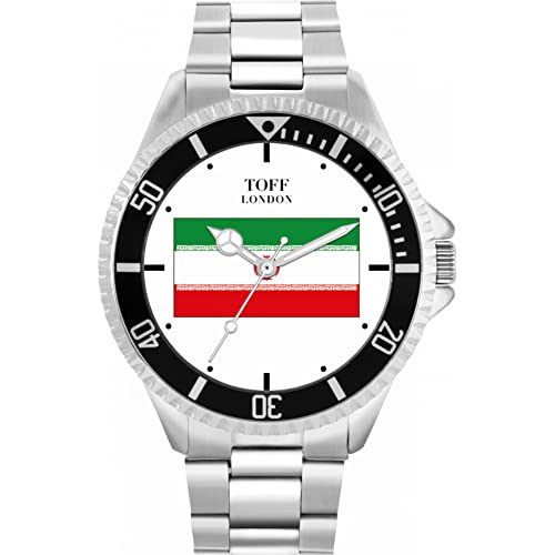 Toff London Iran-Flaggen-Uhr